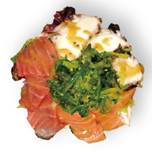 Amanida sashimi